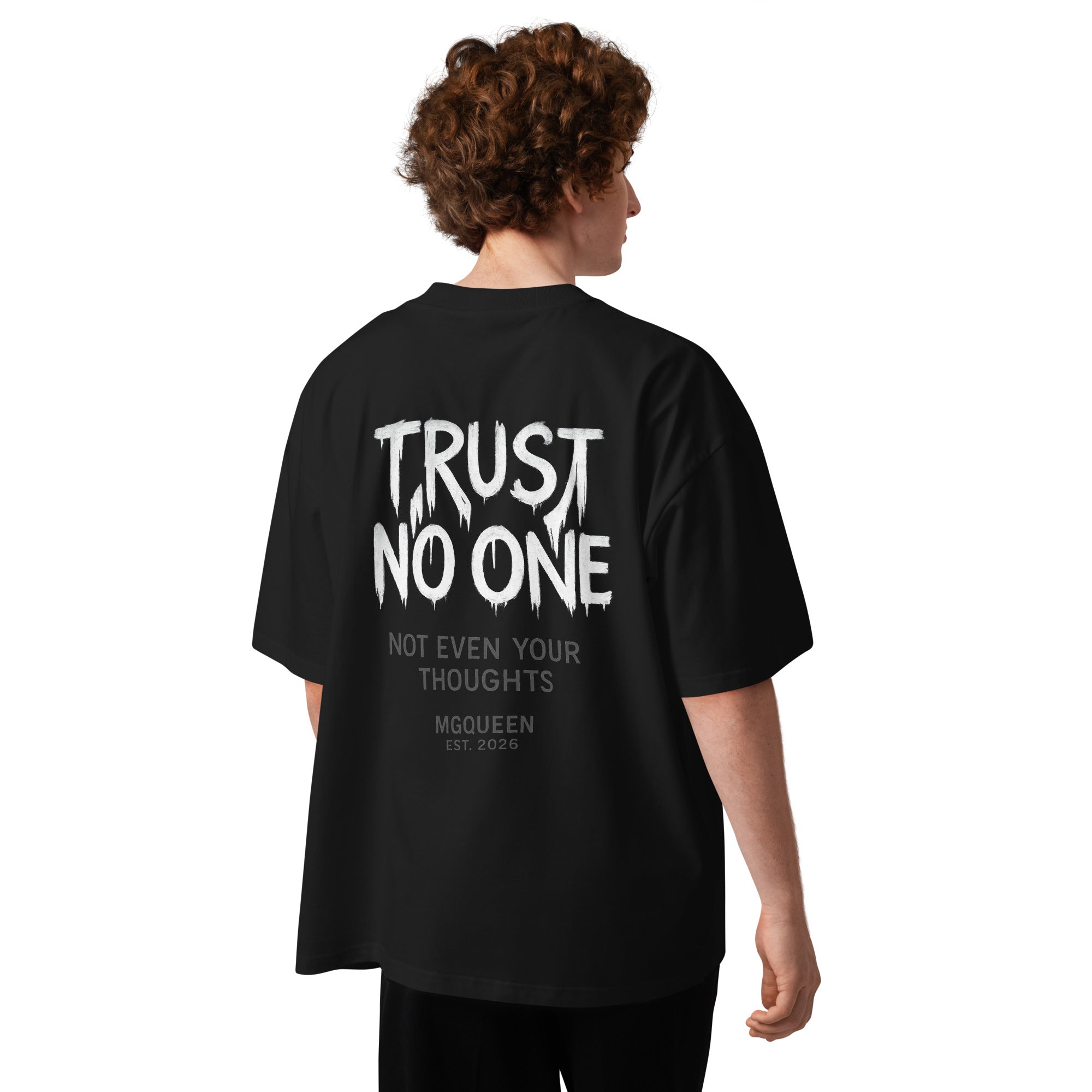Unisex organic oversized t-shirt - Trust 2.0 – M.G. Queen