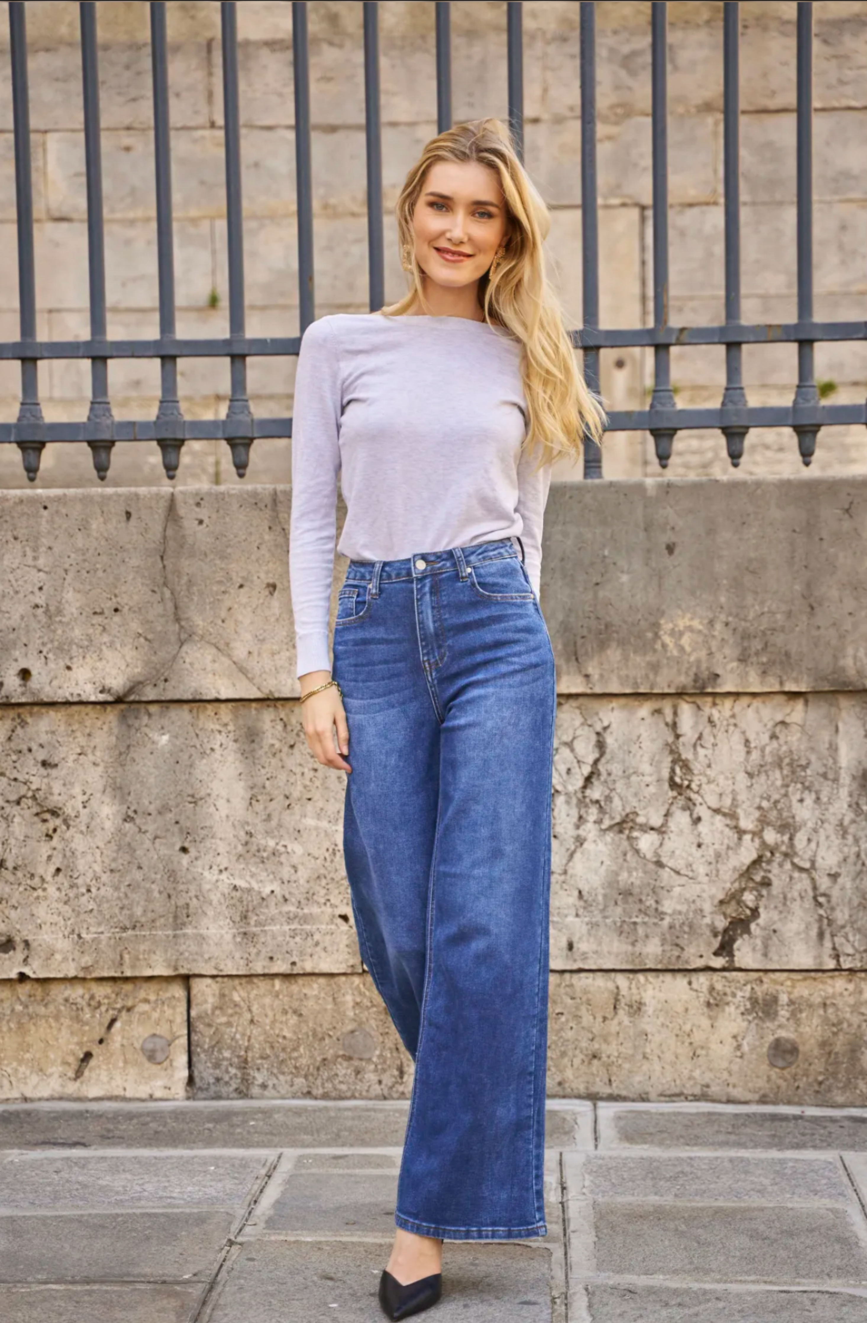 Jeans wide leg