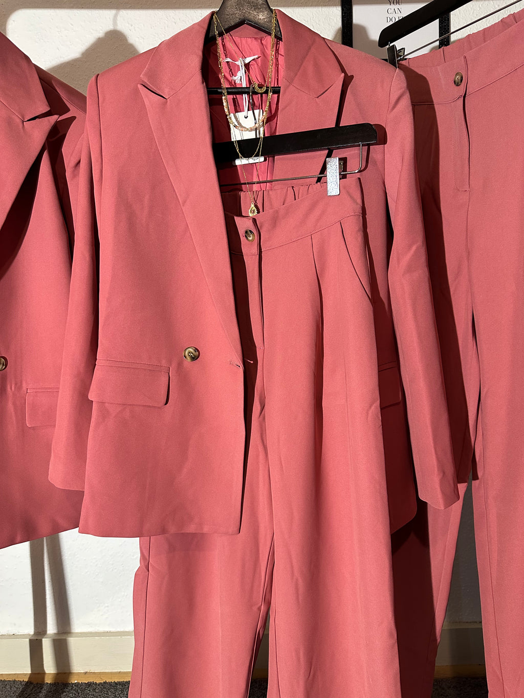 Ensemble Tailleur pink coral