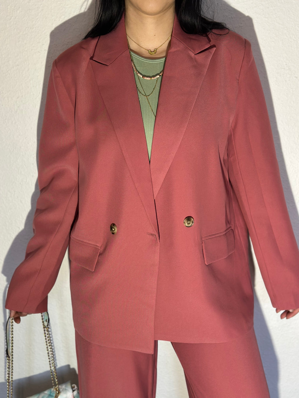 Ensemble Tailleur pink coral